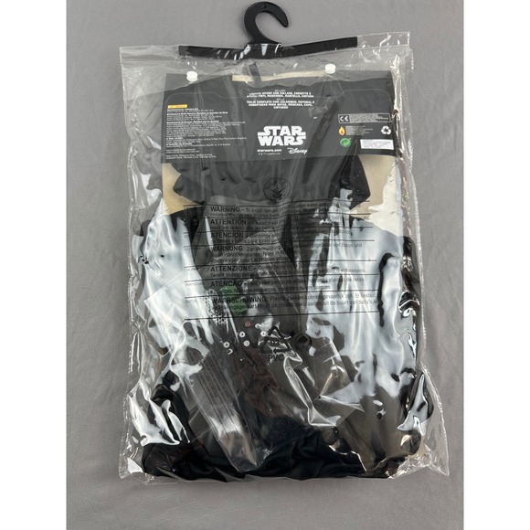 Star Wars Darth Vader Child Costume Jumpsuit Mask Cape Belt Small 4-6 - Picture 5 of 5
